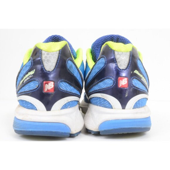 New Balance Men's M890v3 Blue/Yellow Running Shoe Made in USA Sneakers - Picture 5 of 11